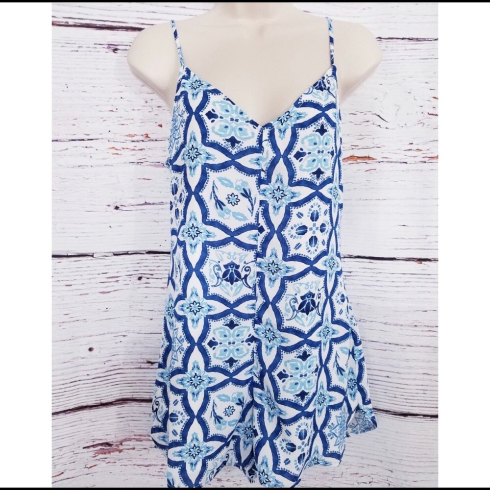 Lulus Star/Flower Print Romper